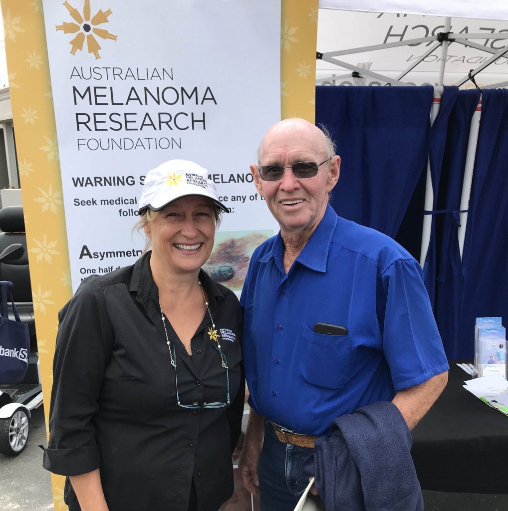 Trevor Chaston with AMRF CEO Julie Calvert